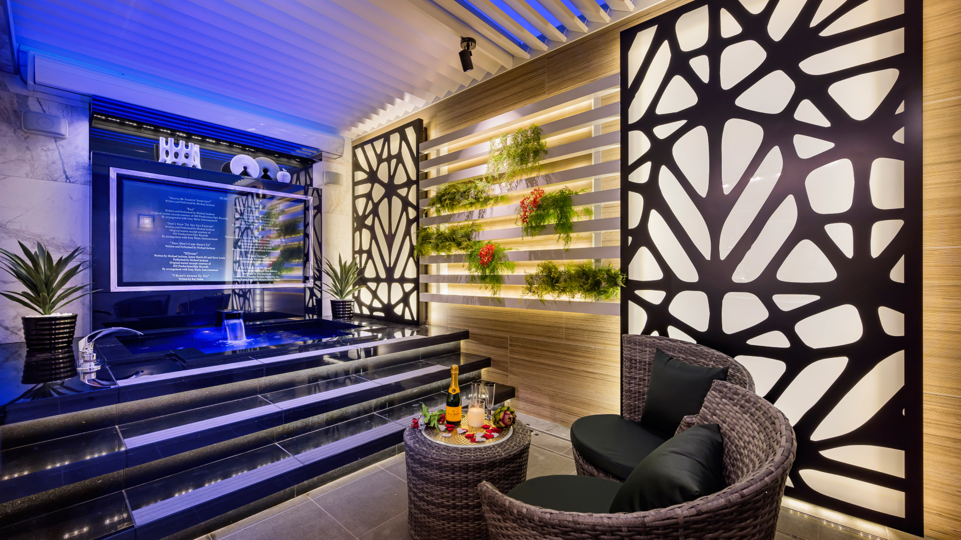 天井開閉式露天風呂 天井開閉式露天風呂